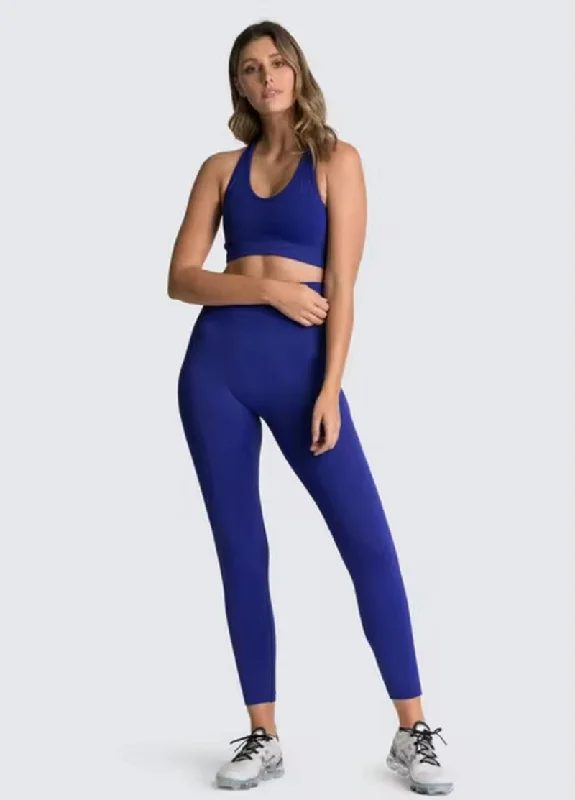 sports leggings seamless-2Pcs Seamless Hyperflex Workout Sport Outfits for Women Sportswear Athletic Clothes Gym Long Sleeve Crop Top High Waist Leggings