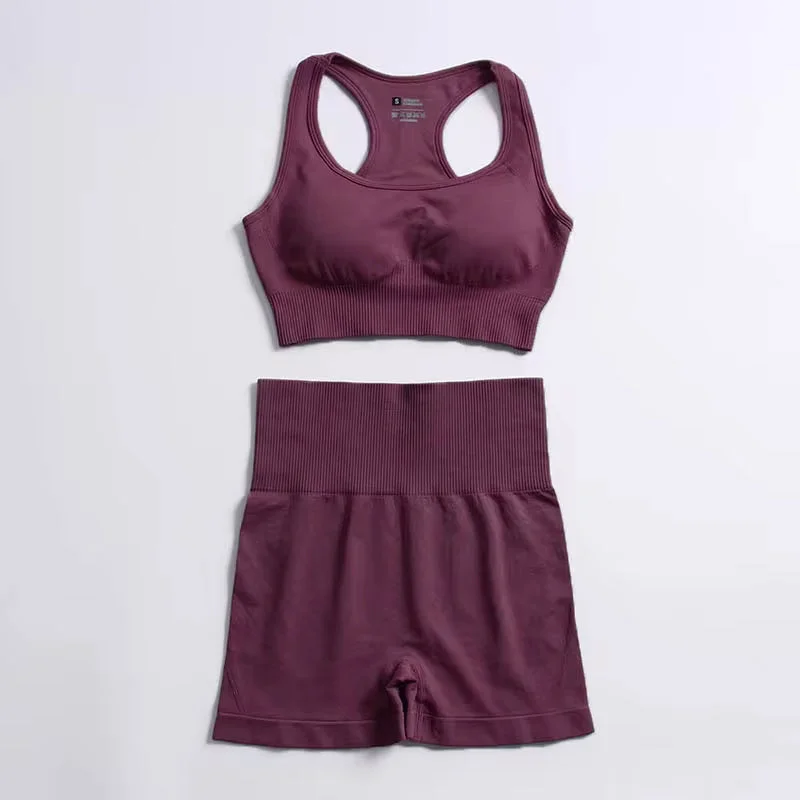 Bra Shorts Purplered