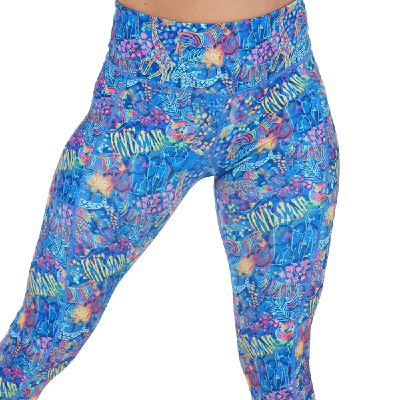 sports leggings for under arch support soles-Animal Kingdom Leggings