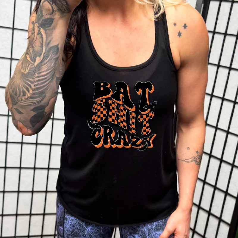 Women's shirt and tank for beach lunches -Bat Shit Crazy Shirt