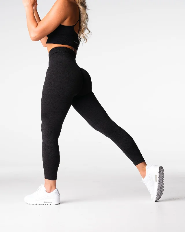 Sportswear tops for vibrant-Black Digital Seamless Leggings