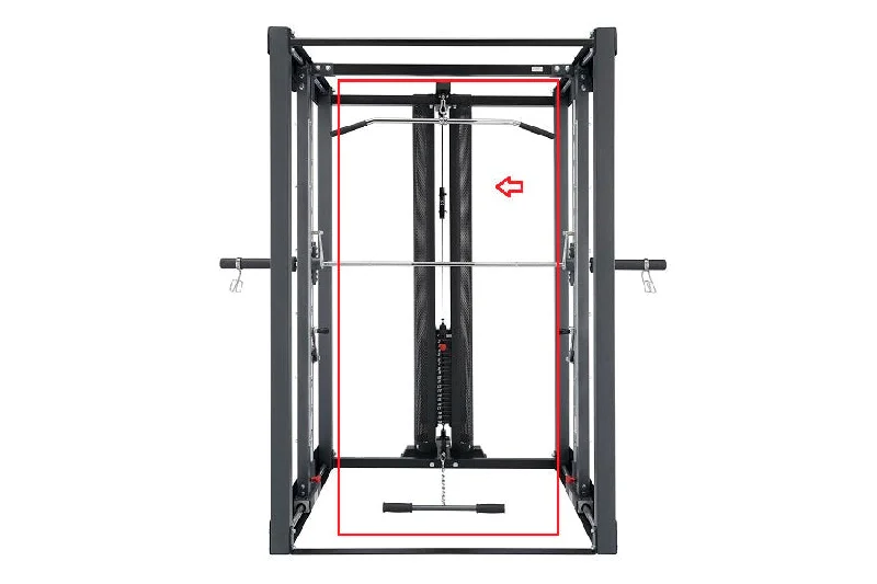 BodyCraft Jones Light Commercial Lat Pulldown Option