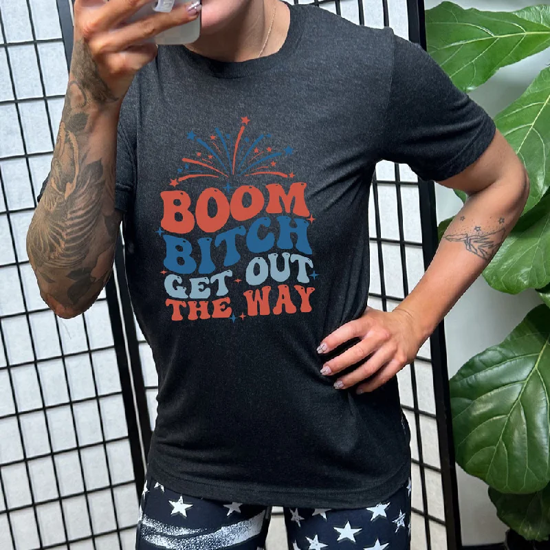 Men's Shirt/Tank interview-Boom Bitch Get Out The Way Shirt Unisex