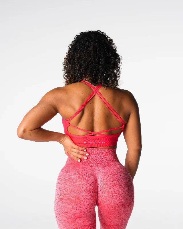 Sportswear tops for versatility-Candy Apple Virtue Seamless Bra