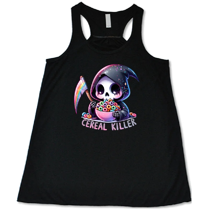 Women's shirt and tank for casual outings -Cereal Killer Shirt