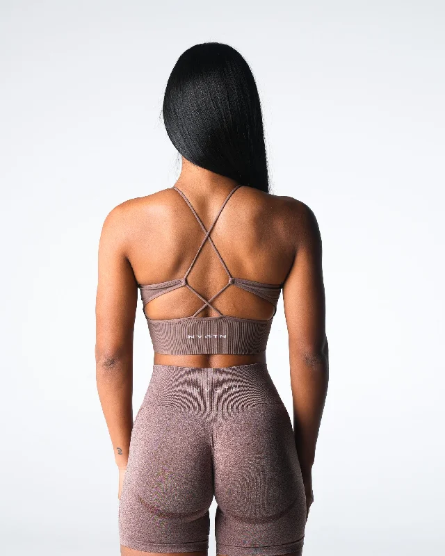 Sportswear tops for wool-Cocoa Embrace Seamless Bra