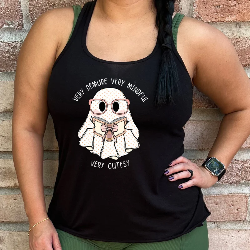 Women's shirt and tank with sun print -Demure Ghost Shirt