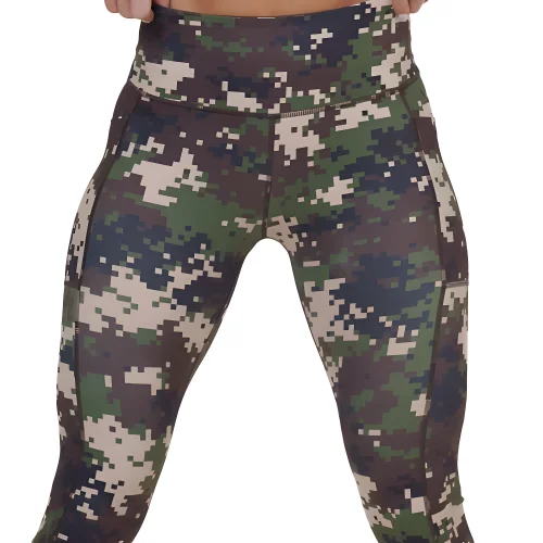 sports leggings for under cotton linings-Digital Camo Leggings