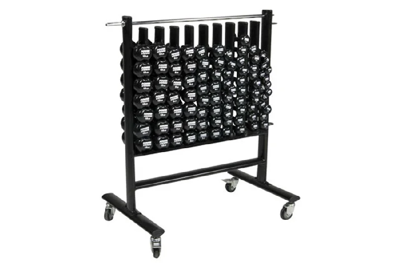 Warrior Neoprene/Vinyl Dumbbell Storage Slot Rack