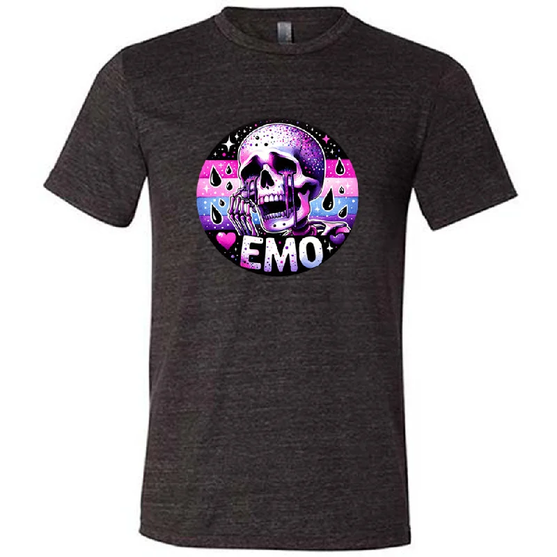 Men's Shirt/Tank fitted-Emo Skull Shirt Unisex