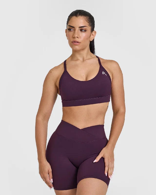 Sportswear tops for high-end-Everyday Sports Bra | Blackberry Purple