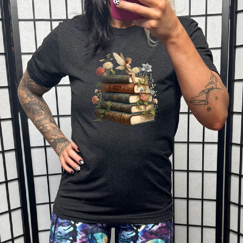 Men's Shirt/Tank surfing-Fairy & Books Shirt Unisex