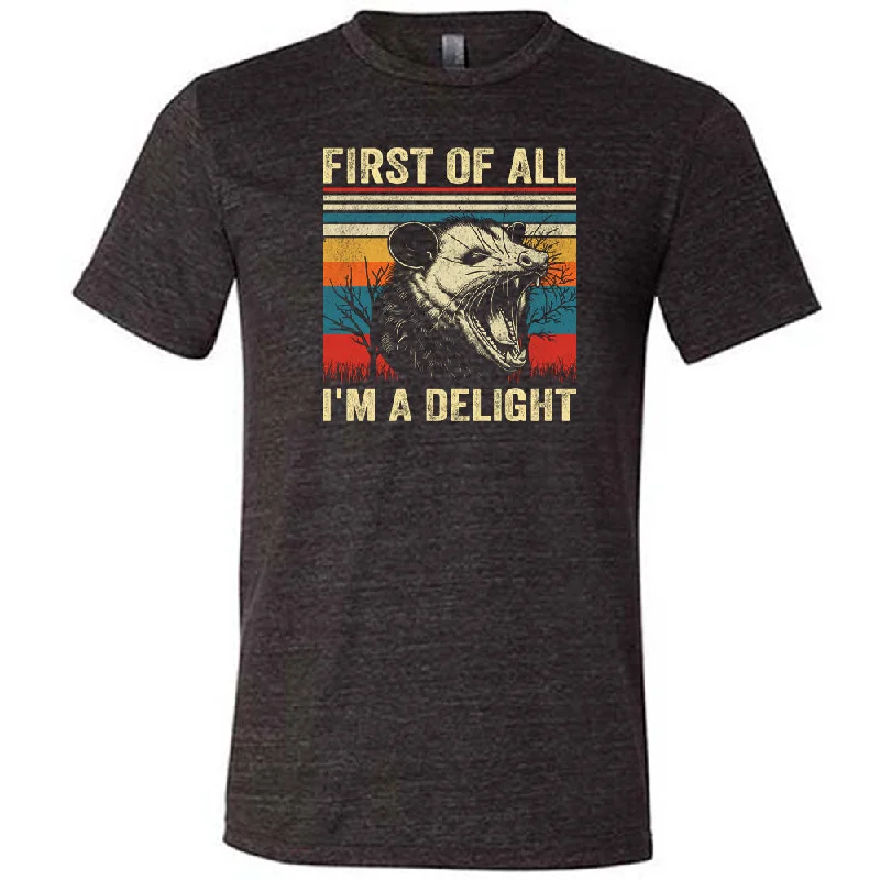 Men's Shirt/Tank golf-First Of All I'm A Delight Unisex Shirt