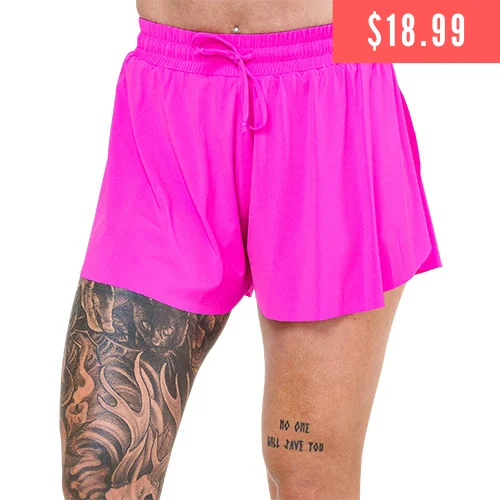 Shorts workwear-Flowy Shorts | Hot Pink