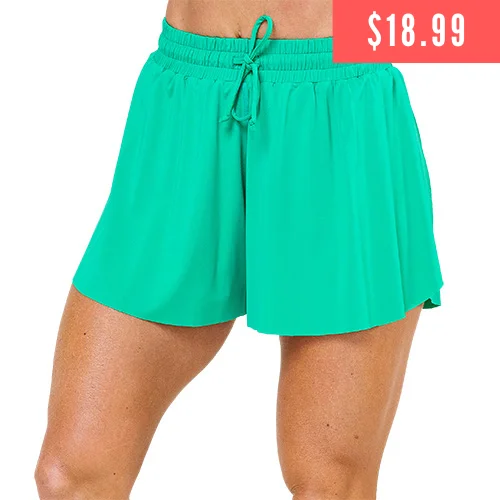 Shorts business casual-Flowy Shorts | Kelly Green