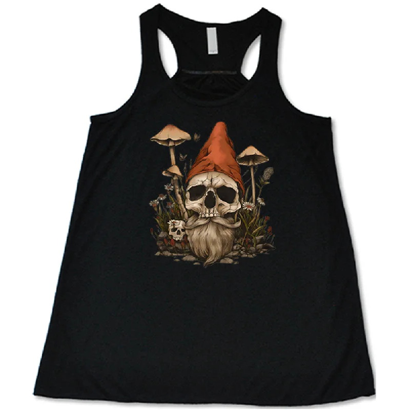 Women's shirt and tank for beach strolls -Gnome Skull Shirt