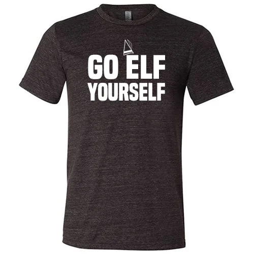 Men's Shirt/Tank curved hem-Go Elf Yourself Shirt Unisex