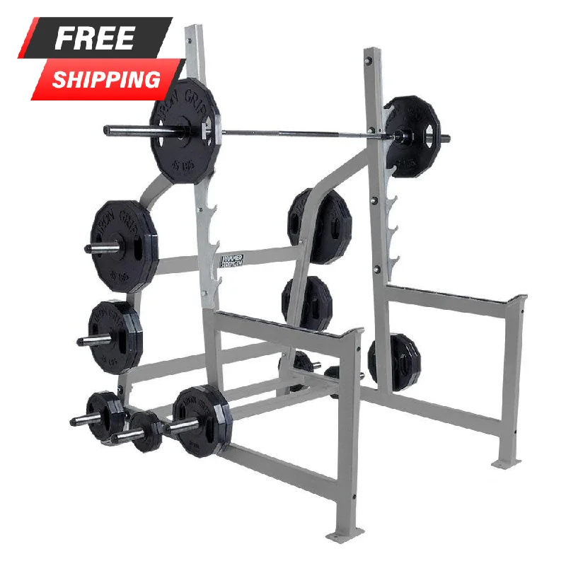 Hammer Strength Olympic Squat Rack  (w/12  Weight Horns)