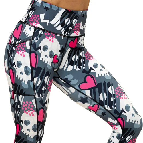 sports leggings for under padded uppers-Heartbreaker Leggings