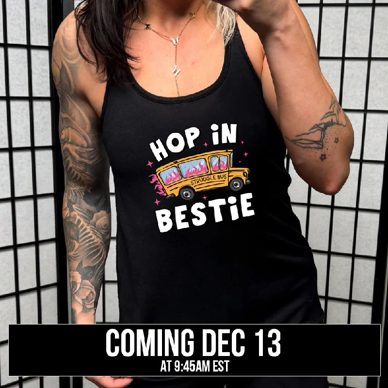 Women's shirt and tank for summer markets -Hop In Bestie Shirt