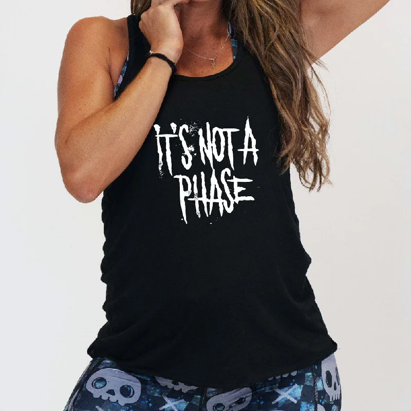 Women's shirt and tank with sunset colors -It's Not A Phase Shirt