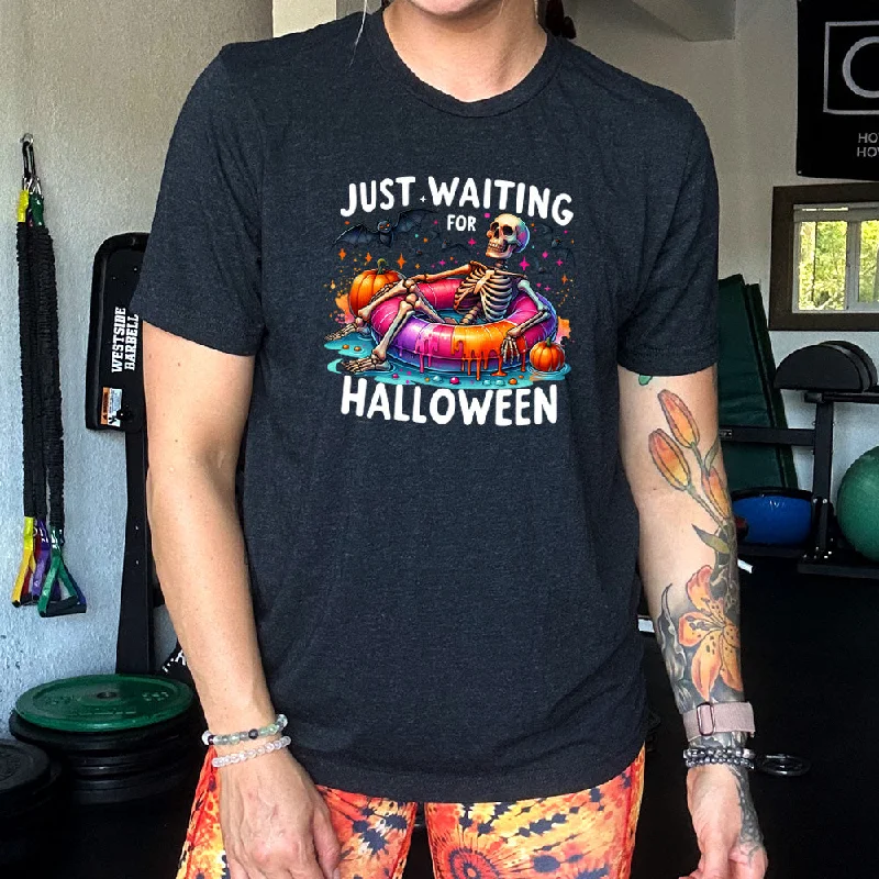 Men's Shirt/Tank night-Just Waiting For Halloween Shirt Unisex