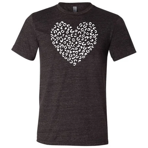 Men's Shirt/Tank point collar-Leopard Heart Shirt Unisex