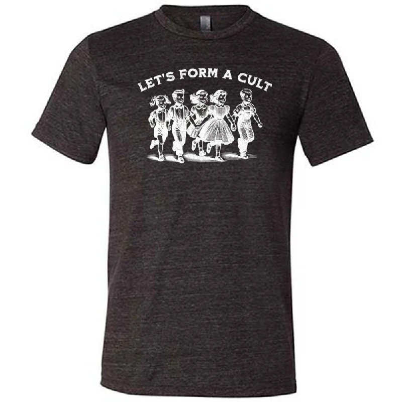 Men's Shirt/Tank checkered-Let's Form A Cult Shirt Unisex