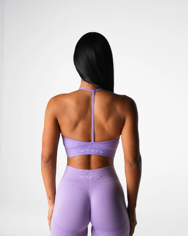 Sportswear tops for seasons-Lilac Wander Seamless Bra