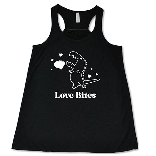 Women's shirt and tank with floral panel -Love Bites Shirt