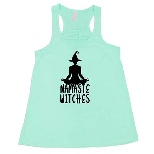 Women's shirt and tank for park picnics -Namaste Witches Shirt