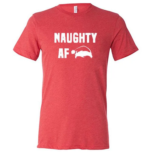 Men's Shirt/Tank snap-button-Naughty AF Shirt Unisex