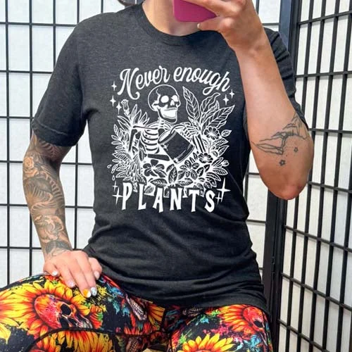 Men's Shirt/Tank rave-Never Enough Plants Shirt Unisex