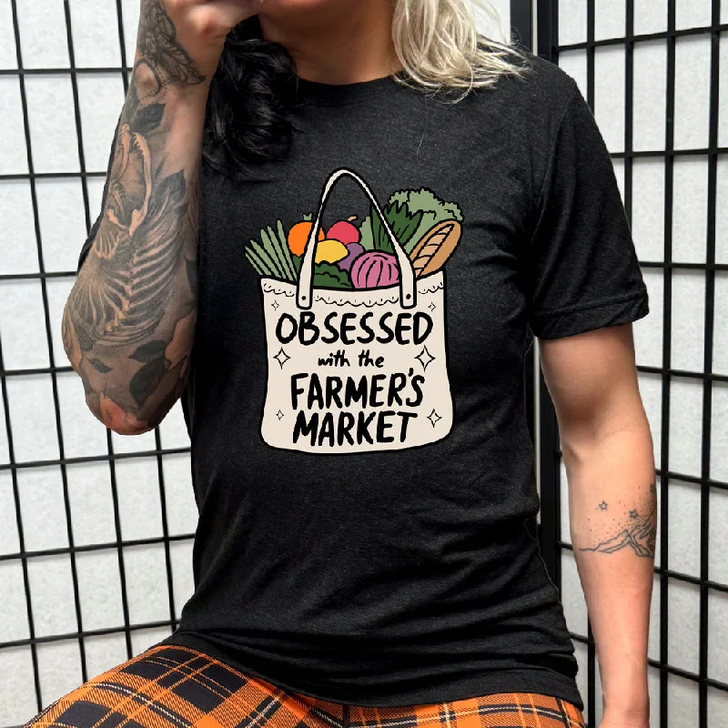 Men's Shirt/Tank oxford-Obsessed With The Farmer's Market Shirt Unisex