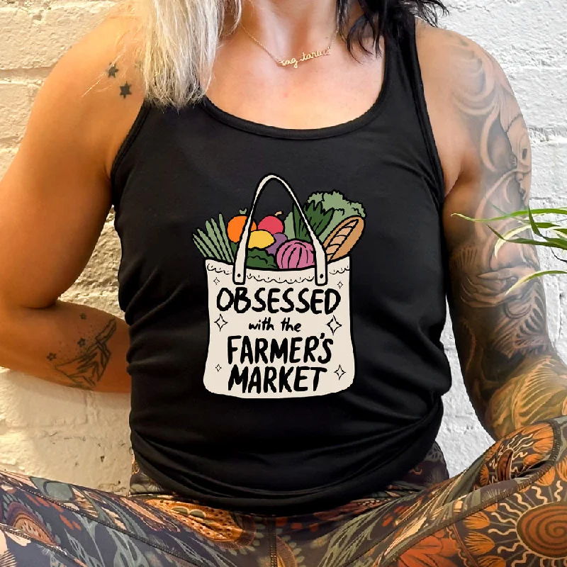 Women's shirt and tank for summer hikes -Obsessed With The Farmer's Market Shirt