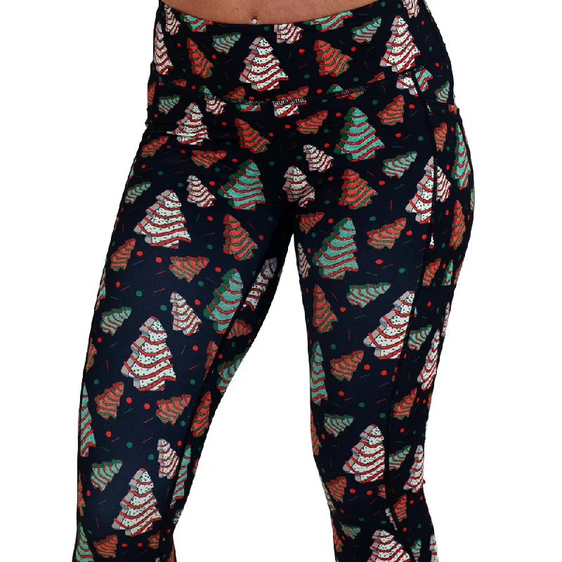 sports leggings for under eco uppers-Oh Christmas Tree Leggings