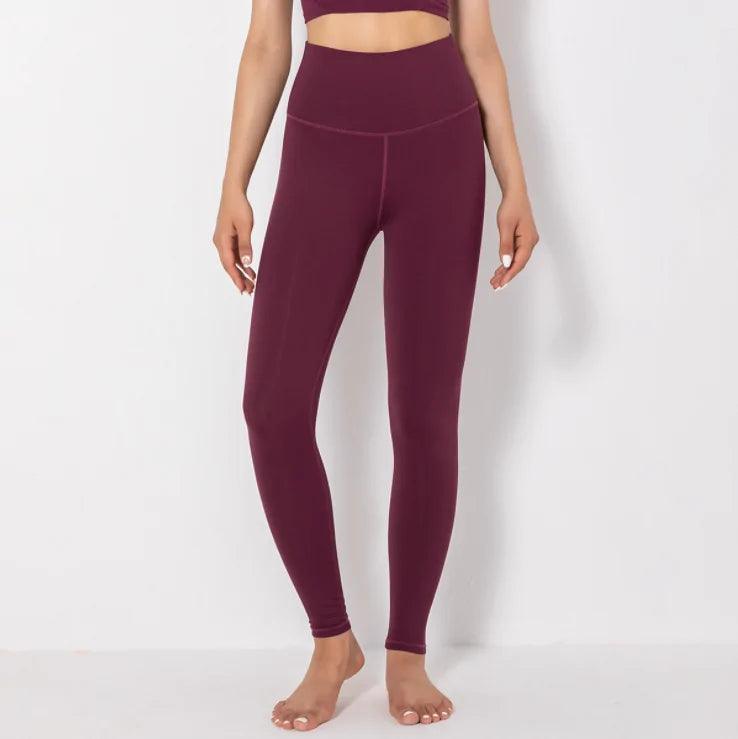 sports leggings affordable-Plain Fitness Leggings