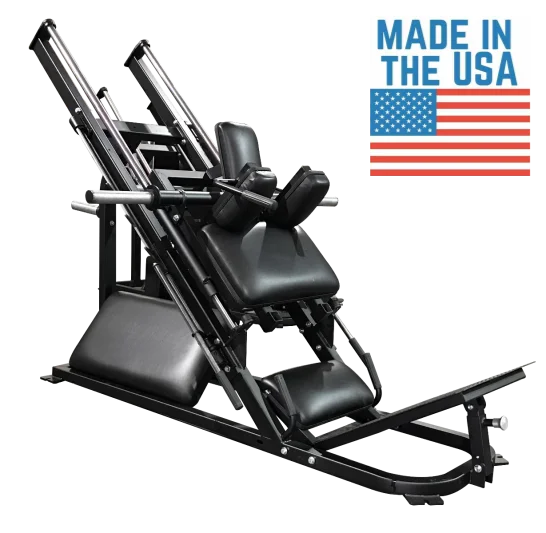 Leg Press Steps-Promaxima Plate Loaded Leg Press / Hack Squat Combo - New