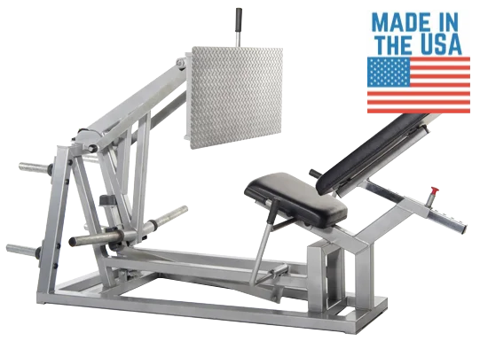 Leg Press Pro-Promaxima Plate Loaded Leg Press w/Weight Plate Storage