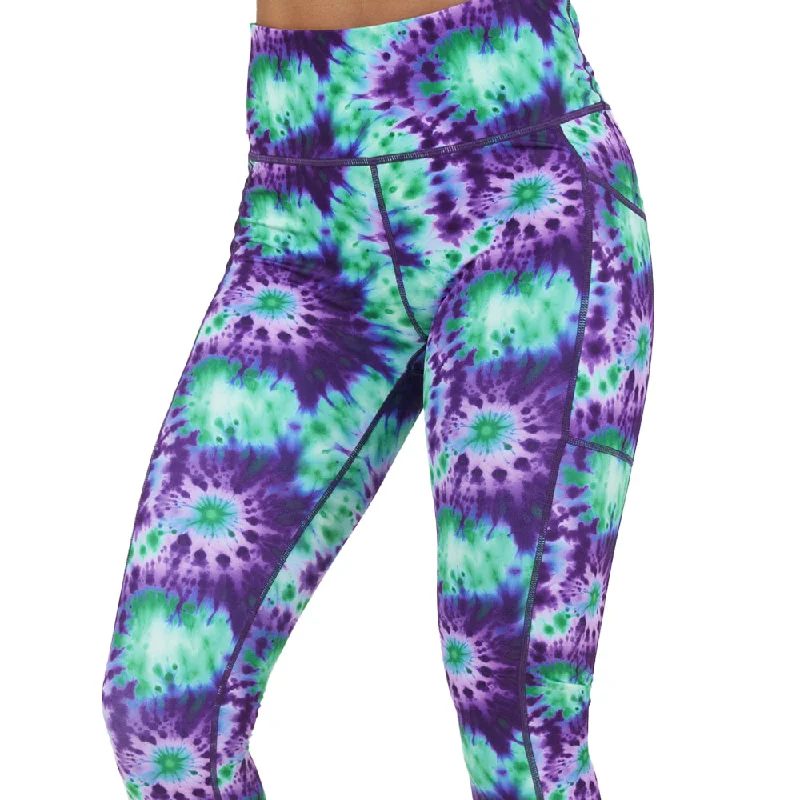 sports leggings for under maximalist soles-Radiant Tie Dye Leggings