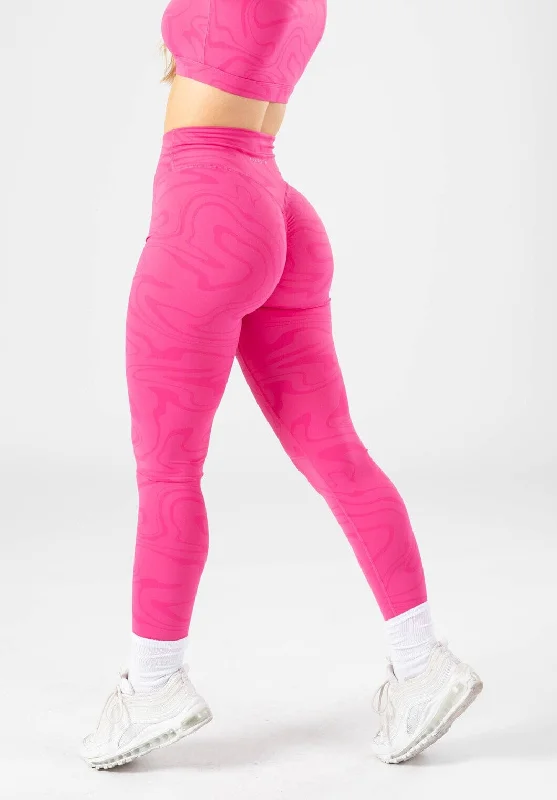 sports leggings for under spring shoes-RecStretch DesB Original Sculptseam™ Plus Legging Disco