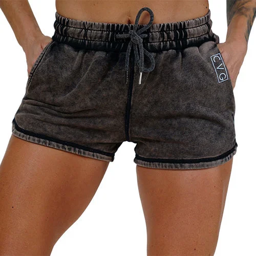 Shorts camping-Rest Day Shorts | Distressed Black