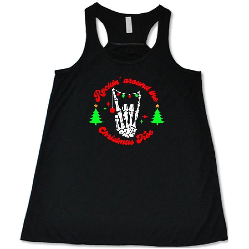 Women's shirt and tank for summer weddings -Rockin' Around The Christmas Tree Shirt