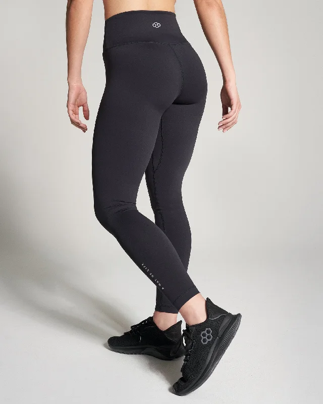 sports leggings for under neutral cushion shoes-RUDIS Women's High Waisted Leggings - Black