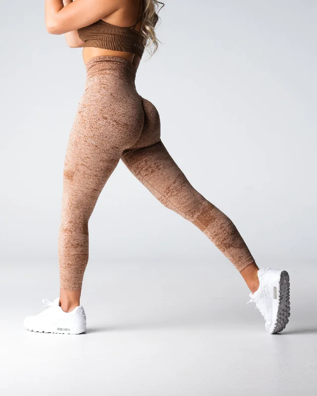 Sand Digital Seamless Leggings