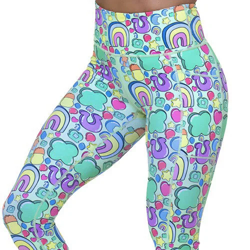 sports leggings for under eco linings-Shenanigans Leggings