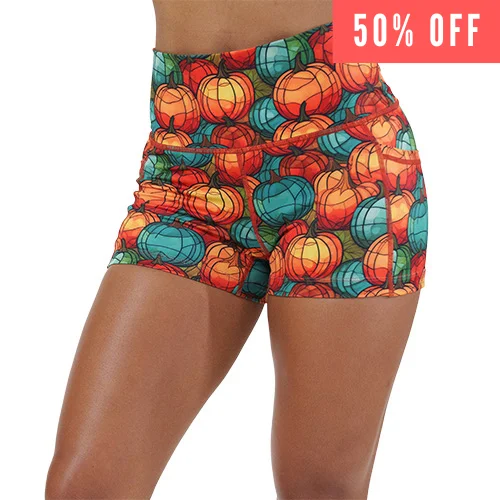 Shorts printed-Shorts | Gourd Vibes Only