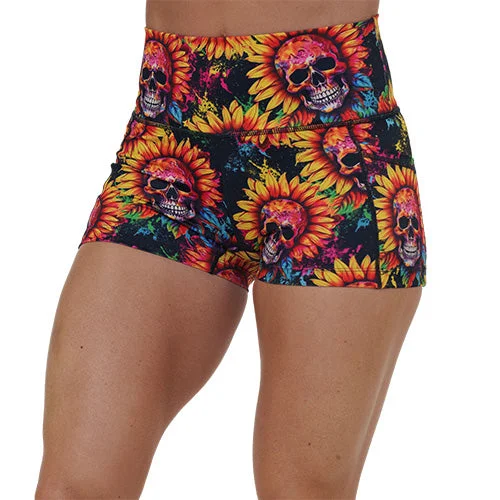 Shorts elegant-Shorts | Skull Flower