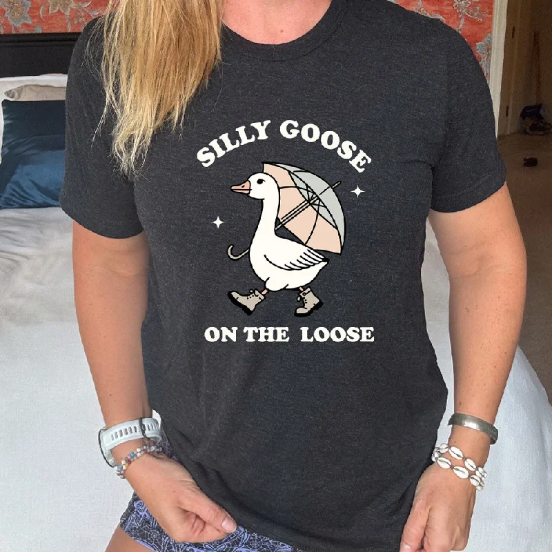 Men's Shirt/Tank corduroy-Silly Goose On The Loose Shirt Unisex