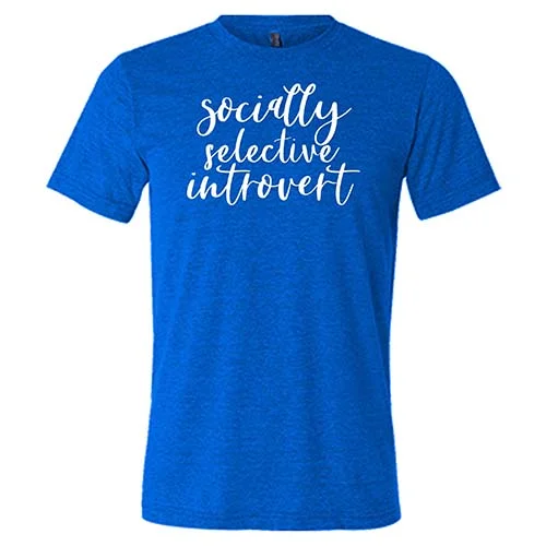 Men's Shirt/Tank patched-Socially Selective Introvert Shirt Unisex